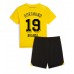 Borussia Dortmund Julian Brandt #19 Babykleding Thuisshirt Kinderen 2023-24 Korte Mouwen (+ korte broeken)
